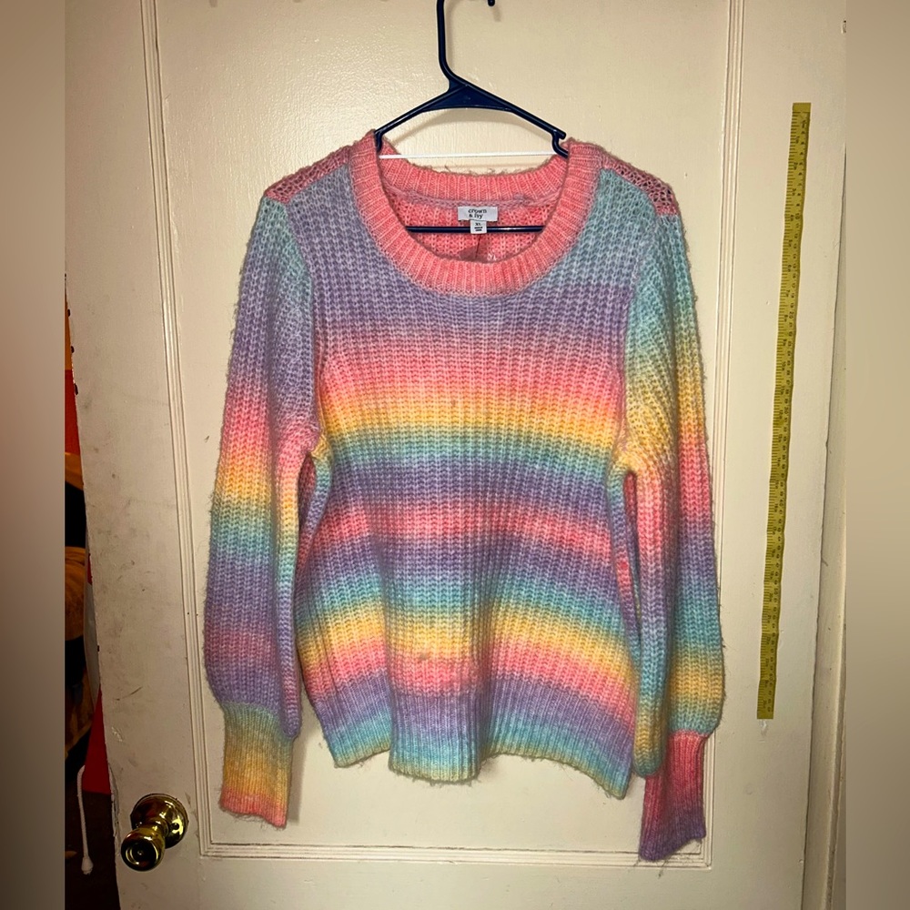Crown & Ivy multi color sweater